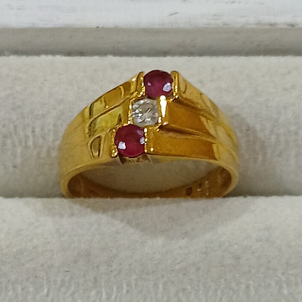 【K18ジュエリーリング】18金・ダイヤモンド・ルビー・貴金属・アクセサリー・指輪・宝石